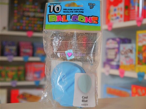 10 Ballons Bleu
