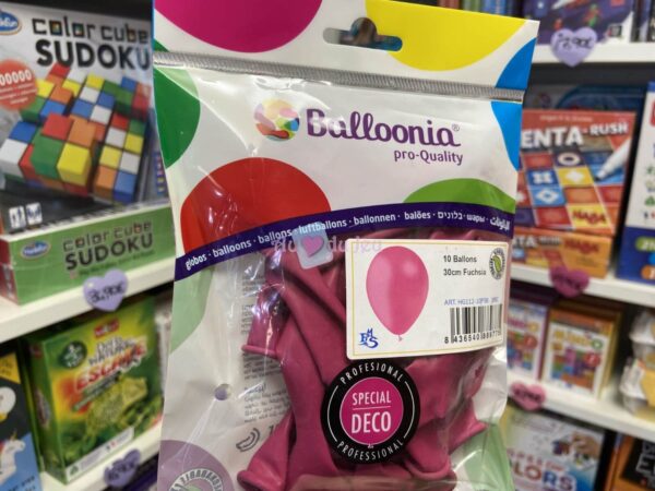 10 Ballons Latex 30 cm - Fushia