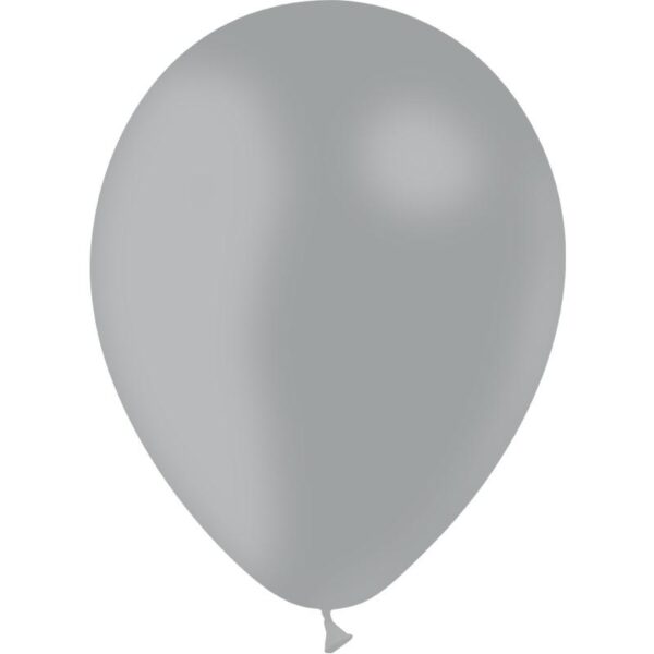 10 Ballons Latex 30 cm - Gris