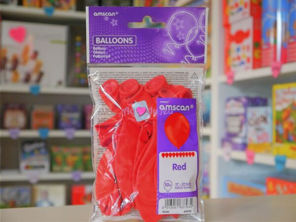 10 Ballons Rouge