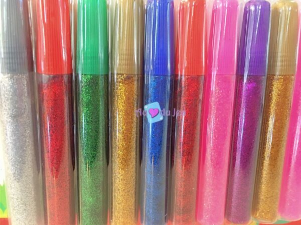 10 Crayons Colle à Paillettes – Image 3