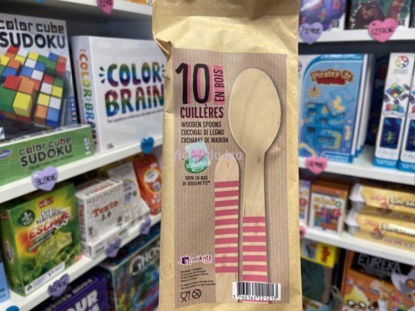 10 Cuilleres en Bois Rose