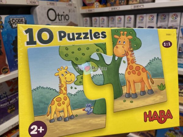 10 Puzzles Animaux