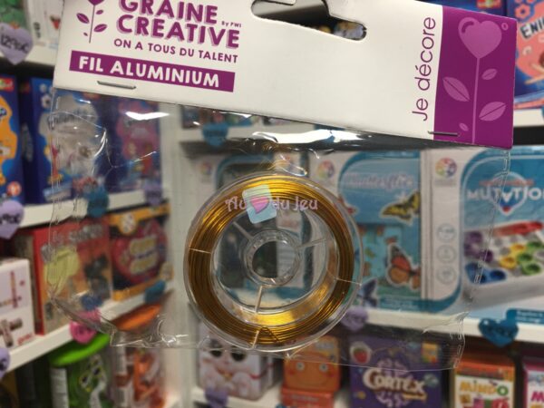 10m Fil Aluminium Or 0.6mm