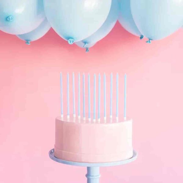 12 Bougies Bleu PartyDeco