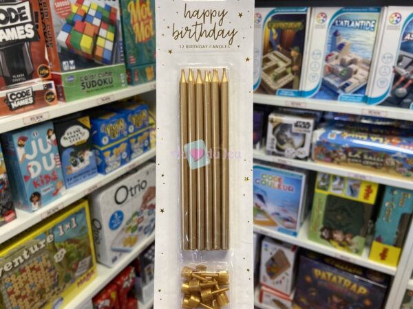 12 Bougies Or PartyDeco