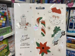 12 Etiquettes Cadeau Noel Decor By Glassor