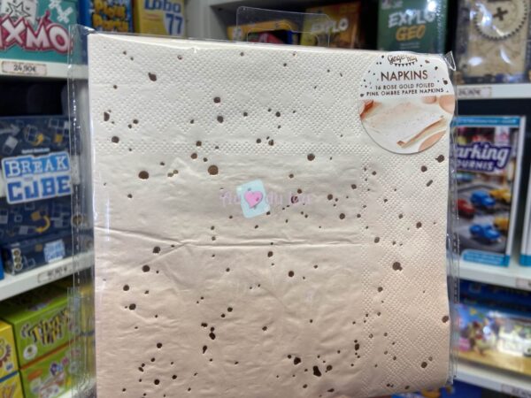16 Serviettes Rose Gold
