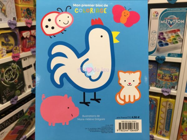 1er Bloc Coloriage Animaux Ferme – Image 2