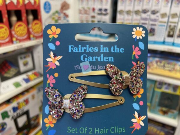 2 Barrettes Cheveux Papillons
