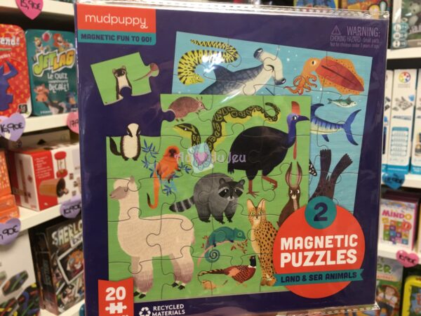 2 Puzzles Magnétiques Animaux