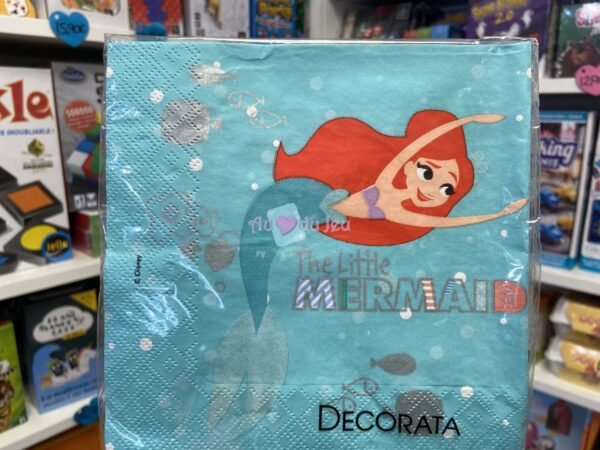 20 Serviettes Ariel La Petite Sirène