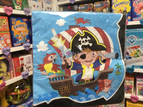 20 Serviettes Captain Pirate