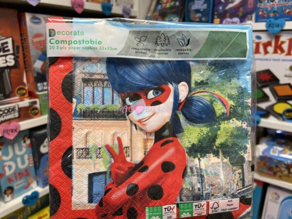 20 Serviettes Ladybug Amscan