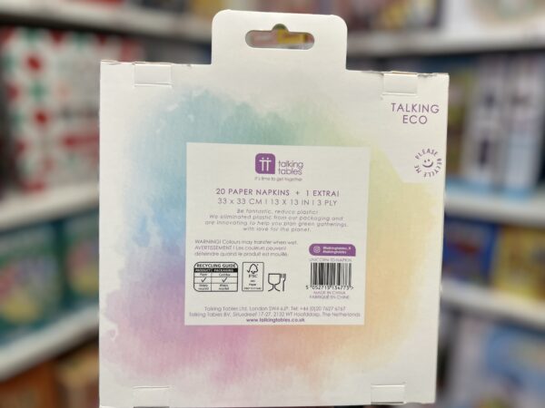 20 Serviettes Licornes Pastel