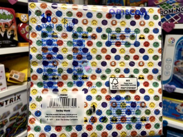 20 Serviettes Smiley World – Image 2
