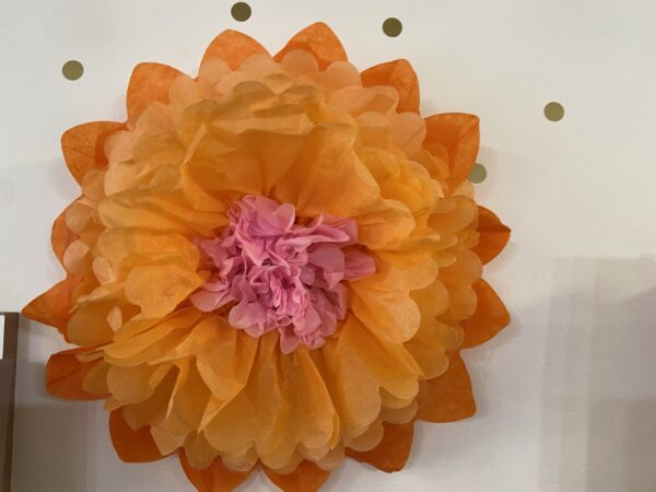 3 Fleurs Papier Décoratives