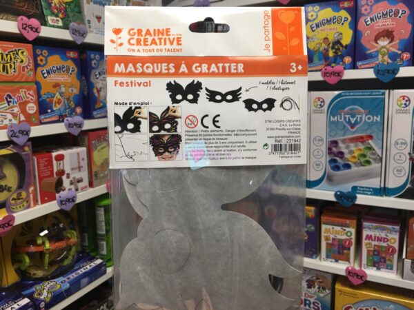 3 Masques à Gratter Festival