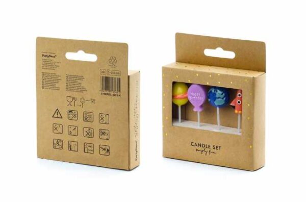 4 Bougies Espace PartyDeco