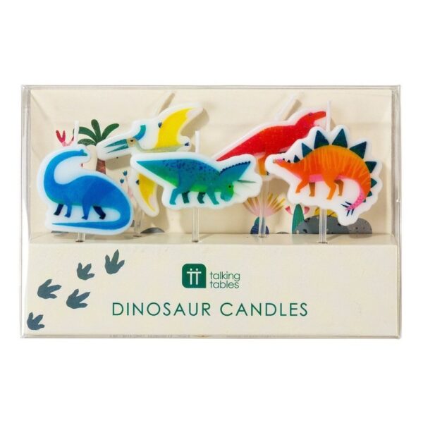 5 Bougies Dinosaures Talking Tables