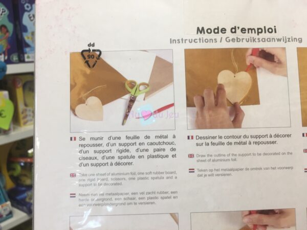 5 Feuilles Métal à Repousser – Image 3
