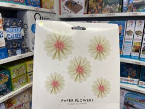 5 Fleurs Papier Decoratives Ginger Ray