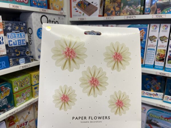 5 Fleurs Papier Decoratives Ginger Ray