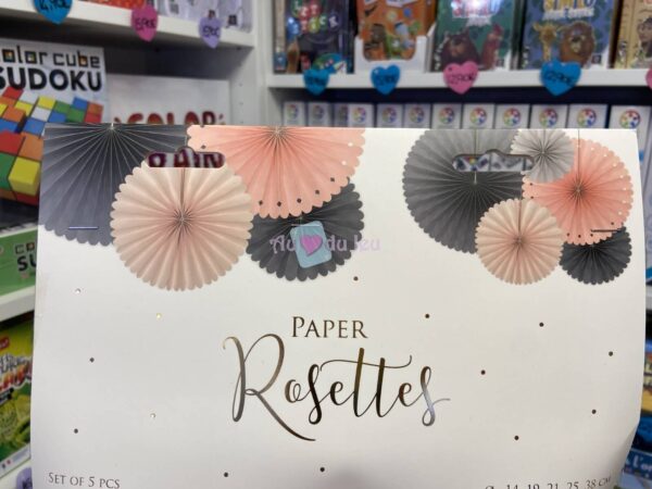 5 Rosettes en Papier