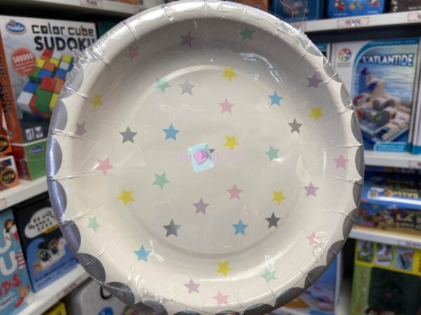 6 Assiettes Etoiles 18 cm PartyDeco