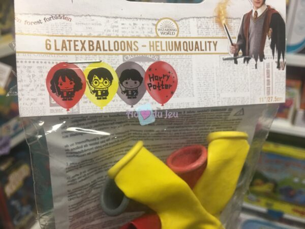 6 Ballons Latex Harry Potter Comic – Image 3