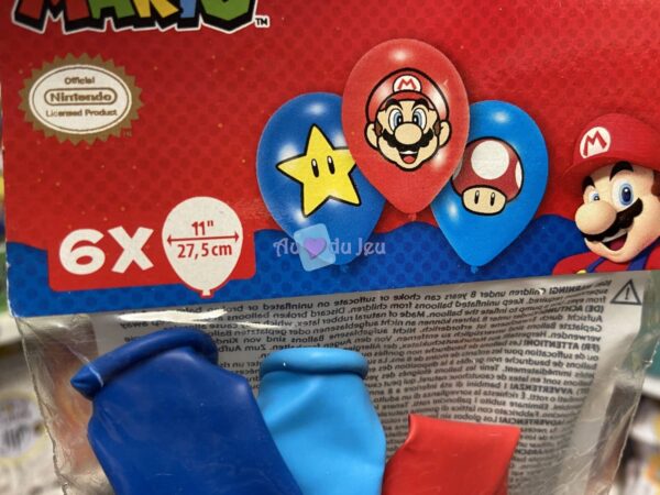 6 Ballons Latex Super Mario – Image 2