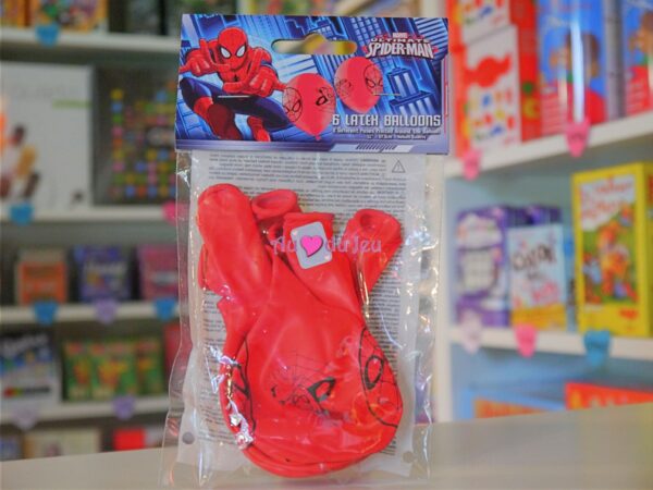 6 Ballons Spiderman
