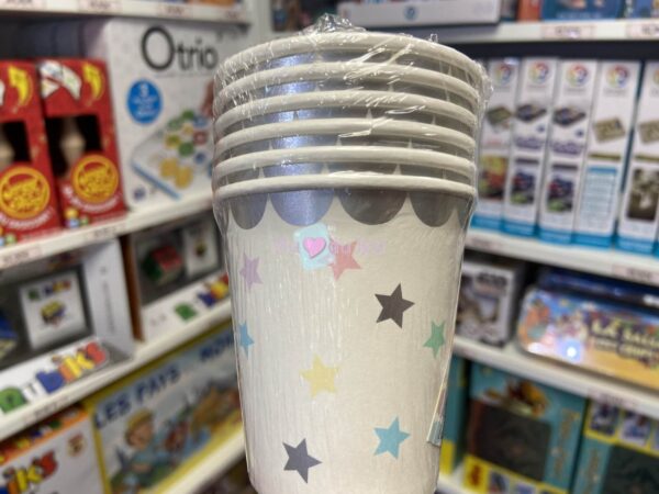6 Gobelets Etoiles
