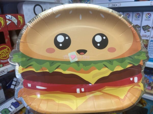 8 Assiettes Burger