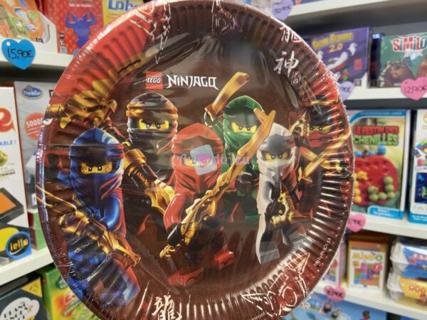 8 Assiettes Lego Ninjago 2