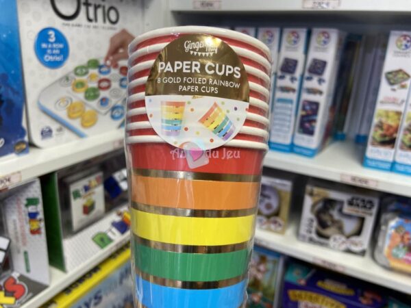 8 Gobelets Arc-en-ciel