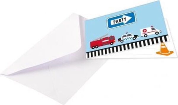 8 Invitations On The Road Amscan