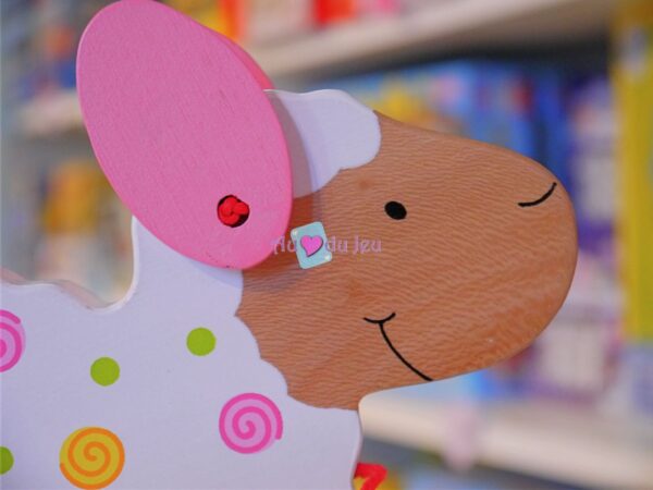 Mouton à Tirer en bois - Animal à Tirer – Image 3