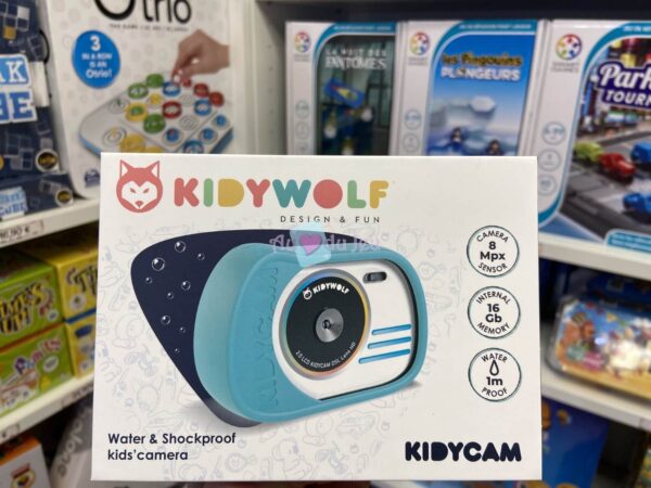 KIDYCAM Appareil Photo Etanche Cyan