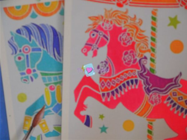 Aquarellum Mini - Chevaux Manège – Image 2