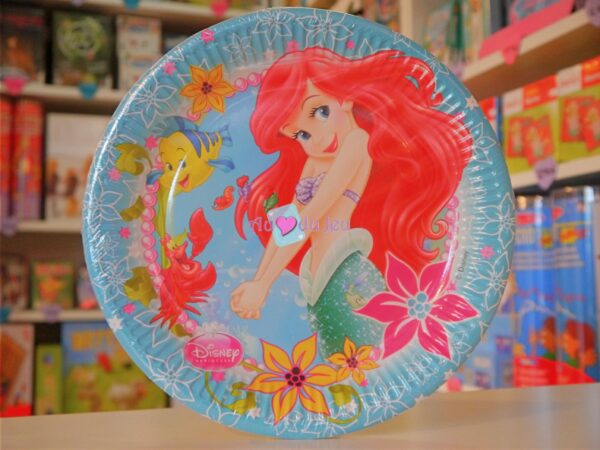 8 Assiettes Ariel La Petite Sirène
