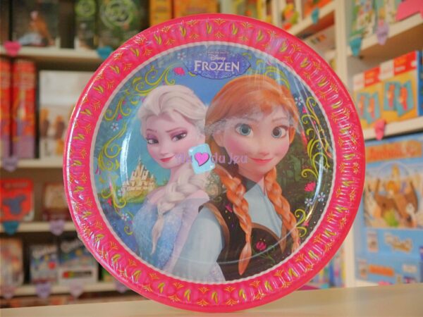 8 Assiettes La Reine Des Neiges