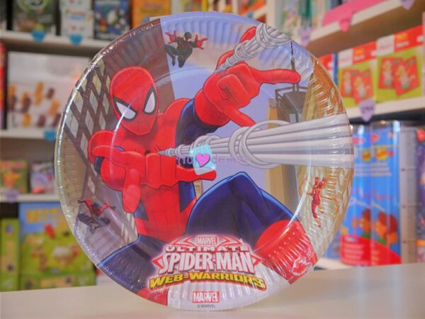 8 Assiettes Spiderman