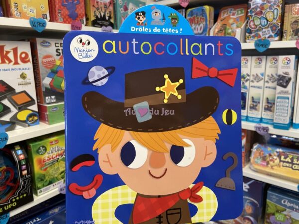 Autocollants Droles de Têtes Garçons