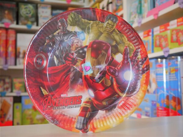 8 Assiettes Avengers