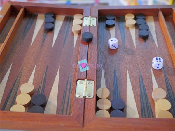 Backgammon de Voyage en bois – Image 3