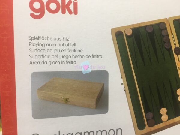 Backgammon en Bois – Image 2