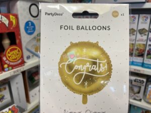 Ballon Congrats 35 cm PartyDeco