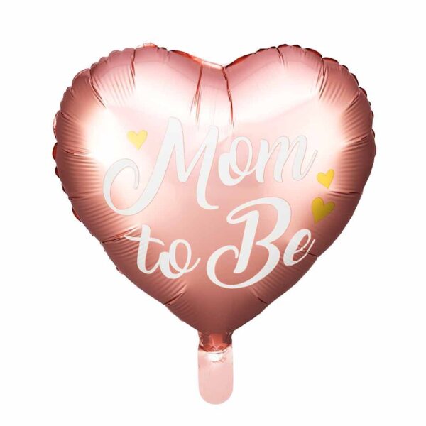 Ballon Mom To Be Rose 35 cm PartyDeco