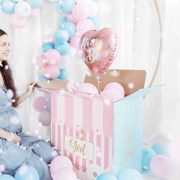 Ballon Mom To Be Rose 35 cm PartyDeco